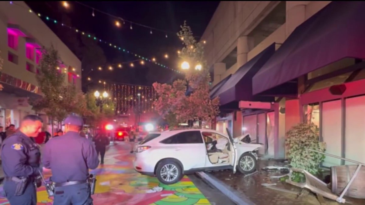 Car plows into downtown San Jose building in suspected DUI crash – NBC ...