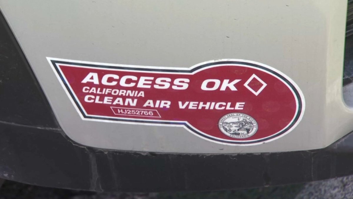 Clean Air Vehicle decal program expires – NBC Bay Area