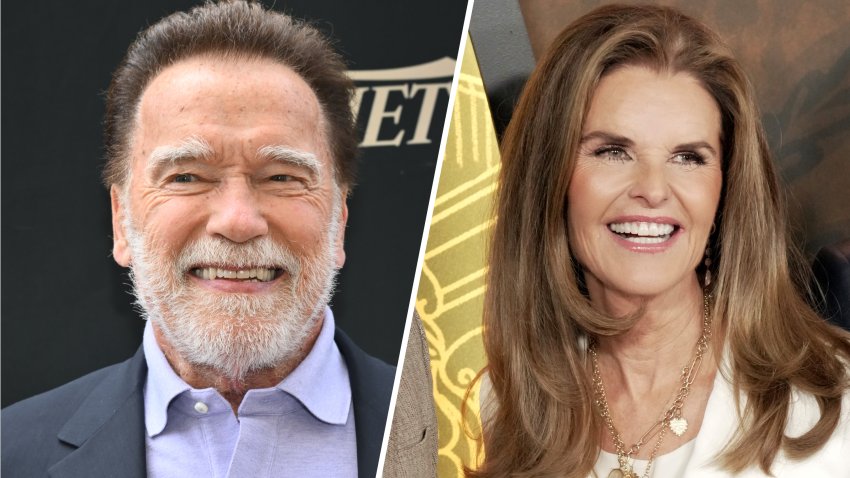 (L-R) Arnold Schwarzenegger, Maria Shriver.