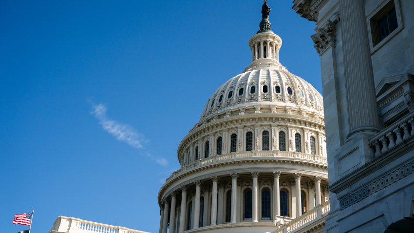 WASHINGTON, DC  October 1: The Dome of the U.S. Capitol Building on Wednesday October 1, 2025. The government shut down early Wednesday after Congress failed to reach a funding deal. (Photo by Demetrius Freeman/The Washington Post via Getty Images)