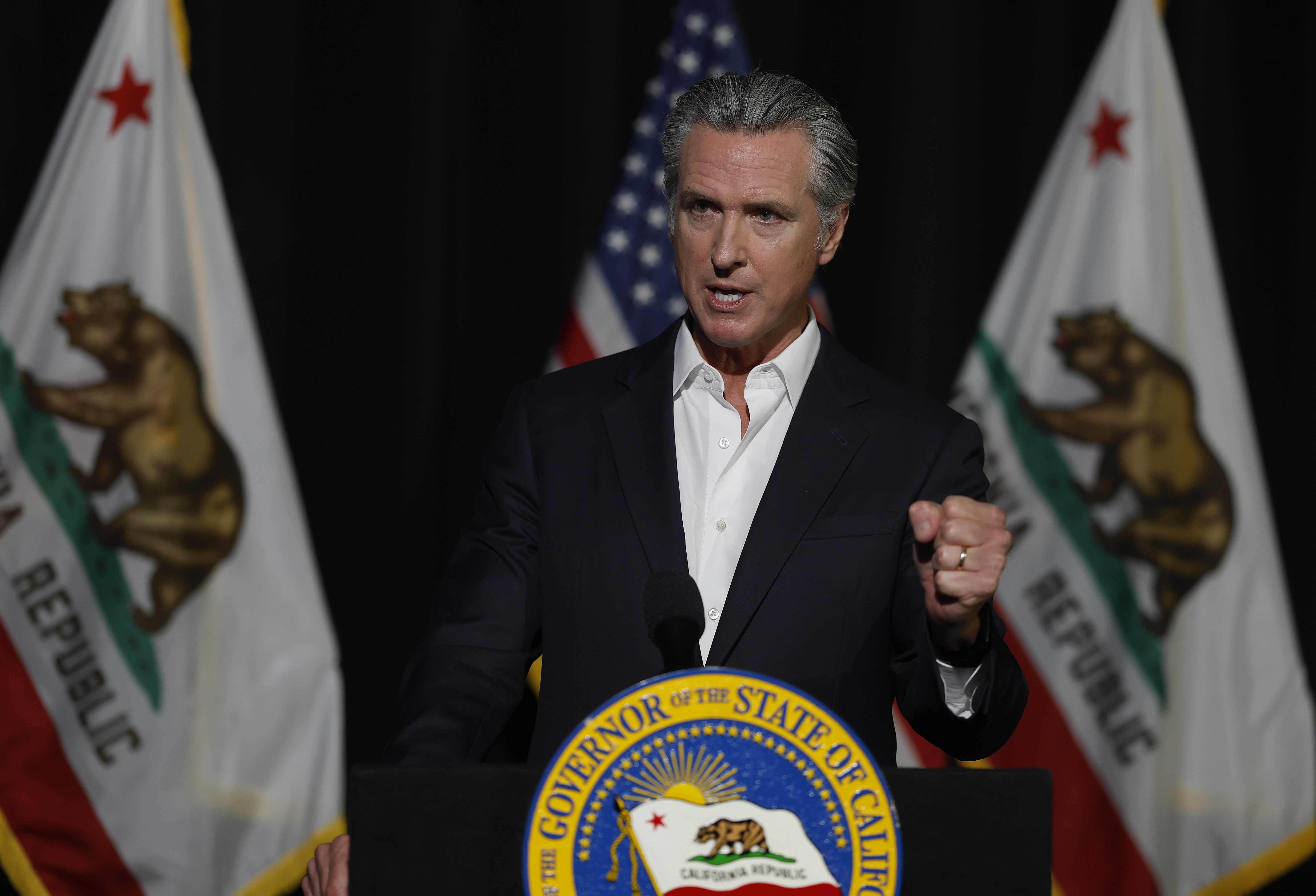 Newsom returns to a defining California fight: Who pays for wildfire damage?
