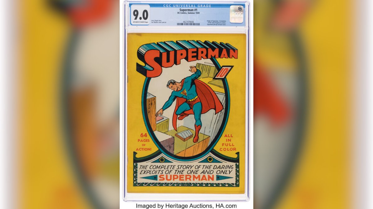 ‘Superman' comic found in attic sells for $9 million, breaking all-time record