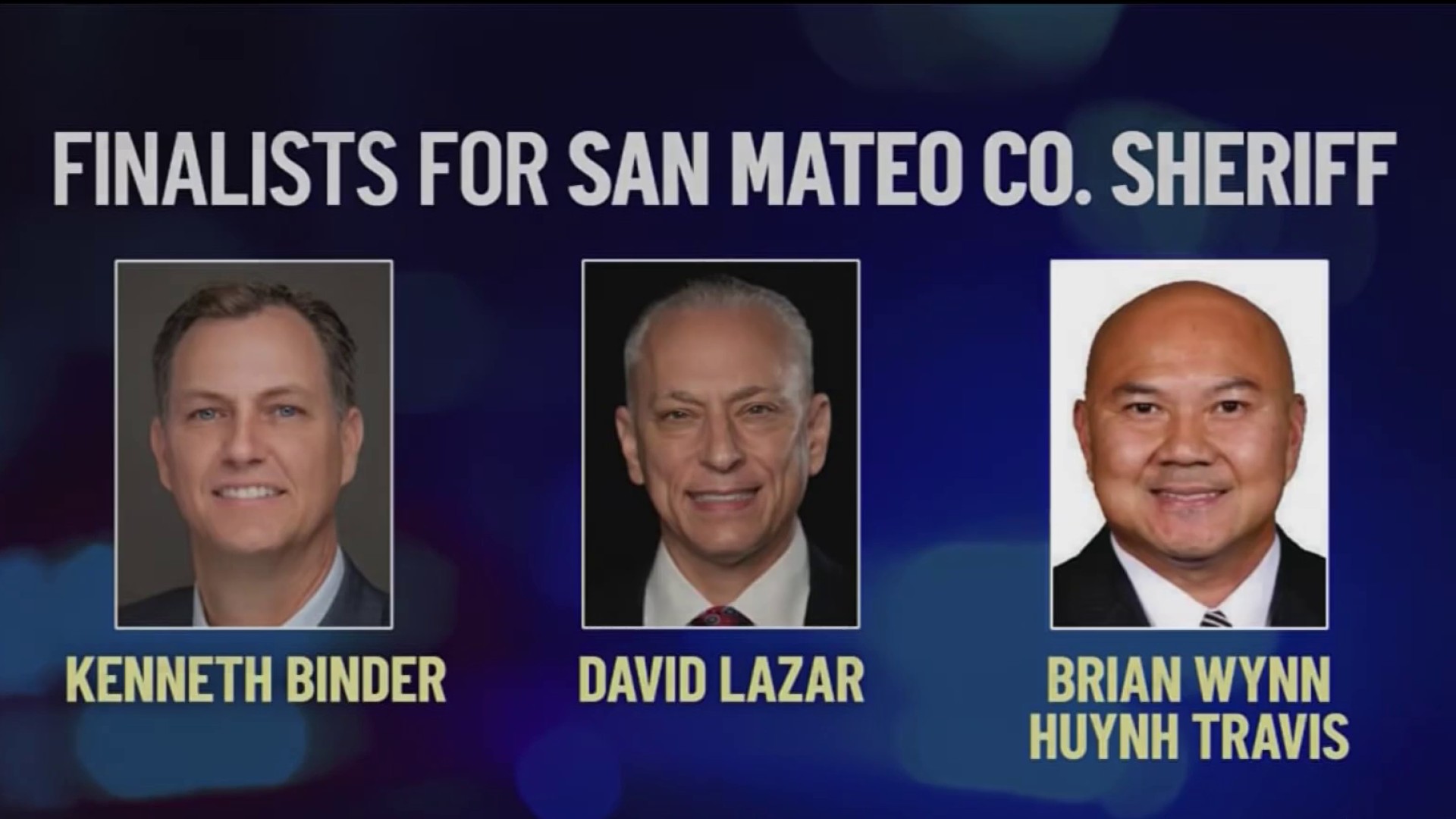 San Mateo County supervisors whittle sheriff candidates down to 3