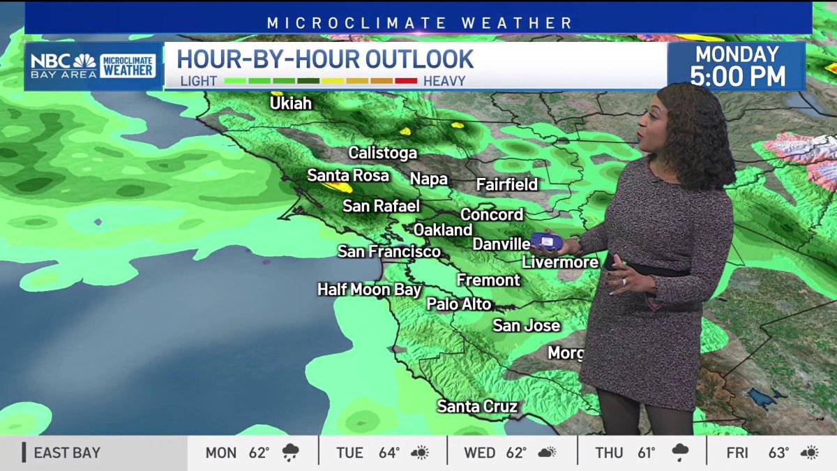 Forecast: Rainy Monday – NBC Bay Area