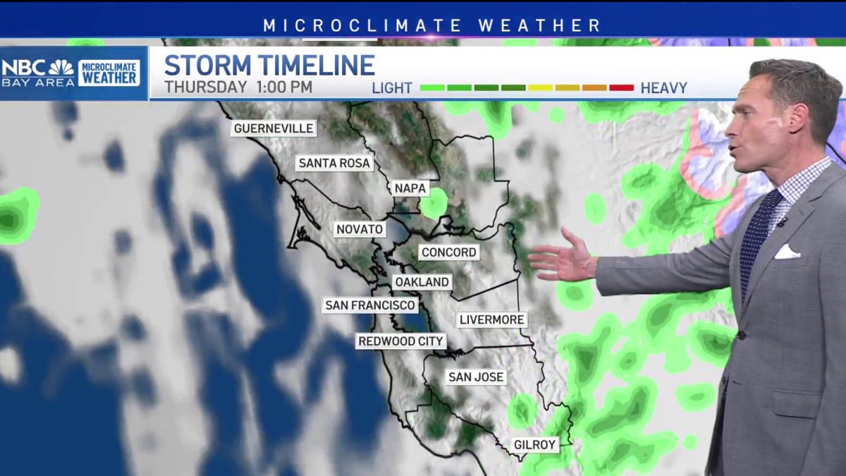 Jeff’s Forecast: Morning rain timeline – NBC Bay Area