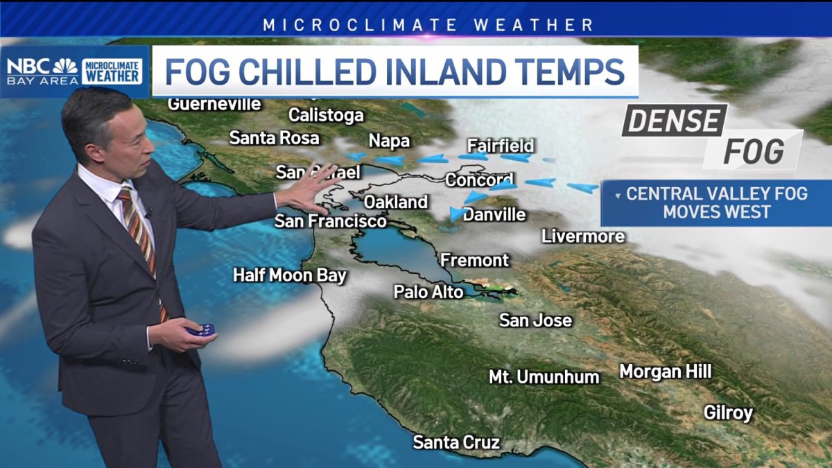 Rob’s forecast: chilly temps and fog continue – NBC Bay Area