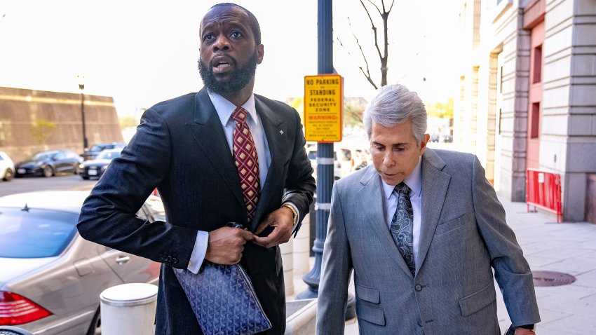 Prakazrel &quot;Pras&quot; Michel and defense lawyer David Kenner