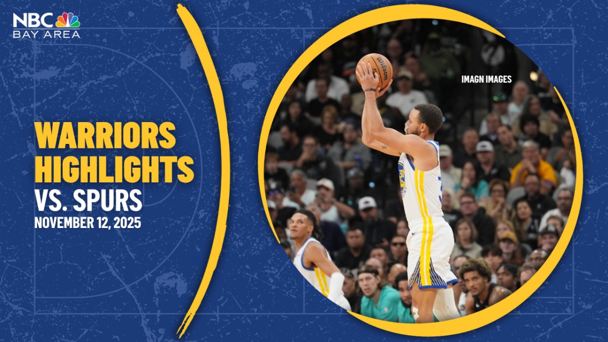 NBA Highlights: Golden State Warriors 125, San Antonio Spurs 120, image size:1200x675