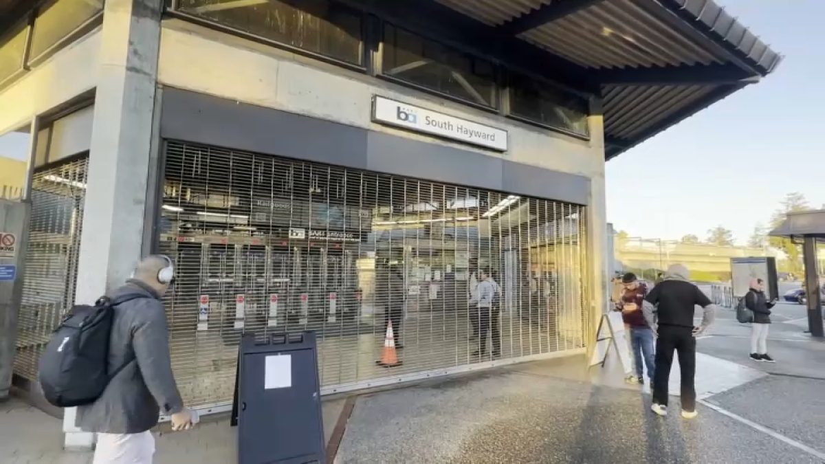 Vandalism halts BART trains between Hayward, San Jose