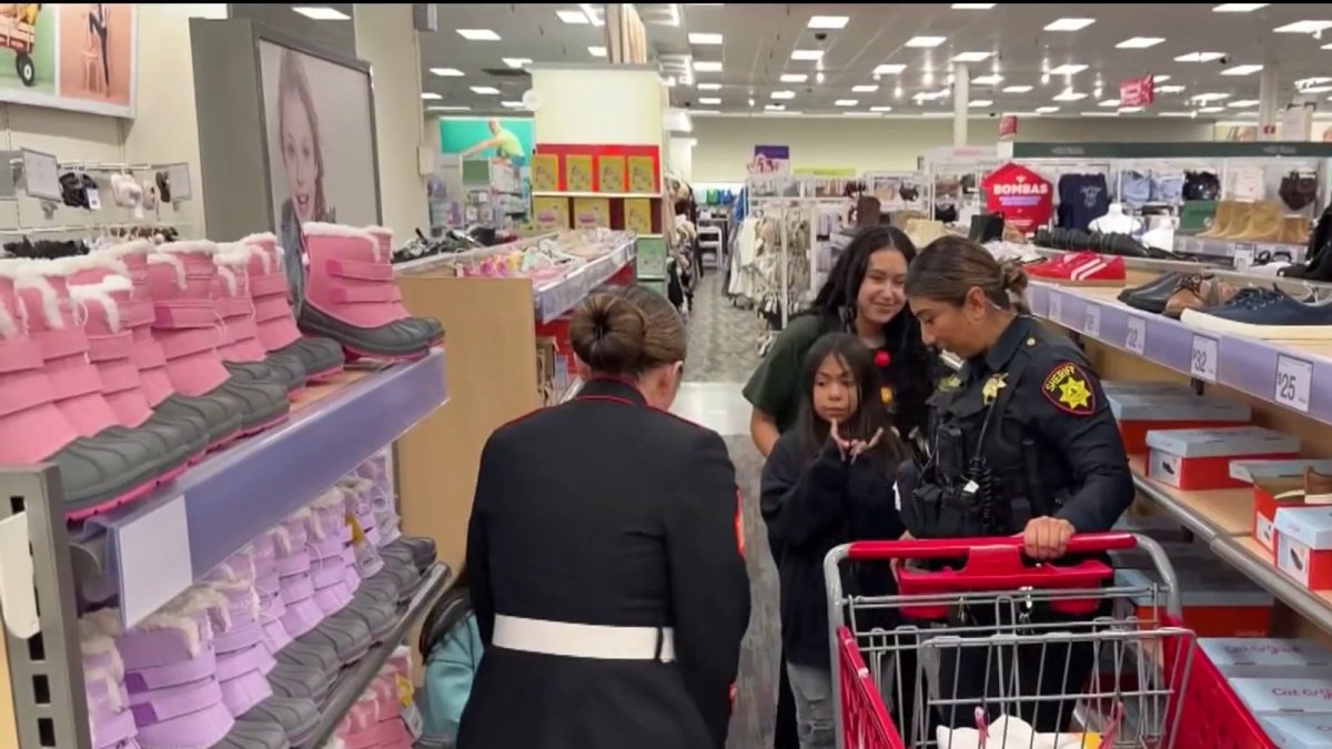 Deputies, firefighters join children at 'Shop with a Hero' event in Redwood City