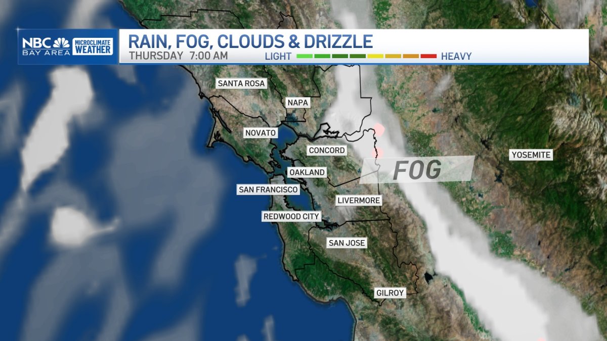 Cold start and updated rain outlook for the Bay Area – NBC Bay Area