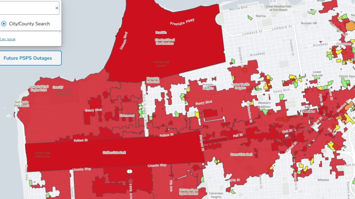 Power outage affects around 130,000 households in San Francisco – NBC ...
