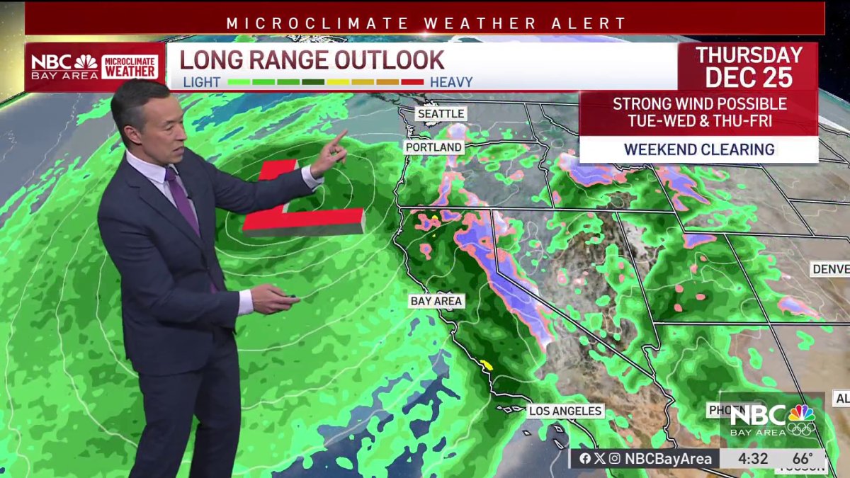 New storm to bring widespread rain and strong winds – NBC Bay Area