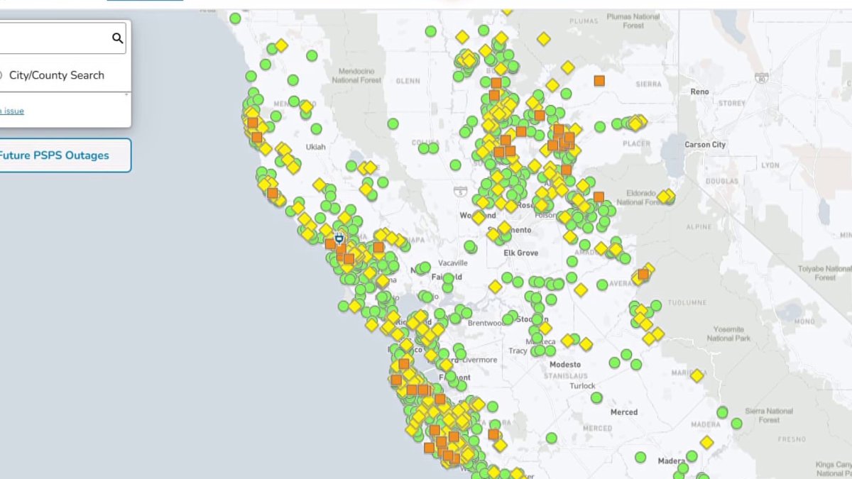 Bay Area PG&E customers without power on Christmas Day – NBC Bay Area