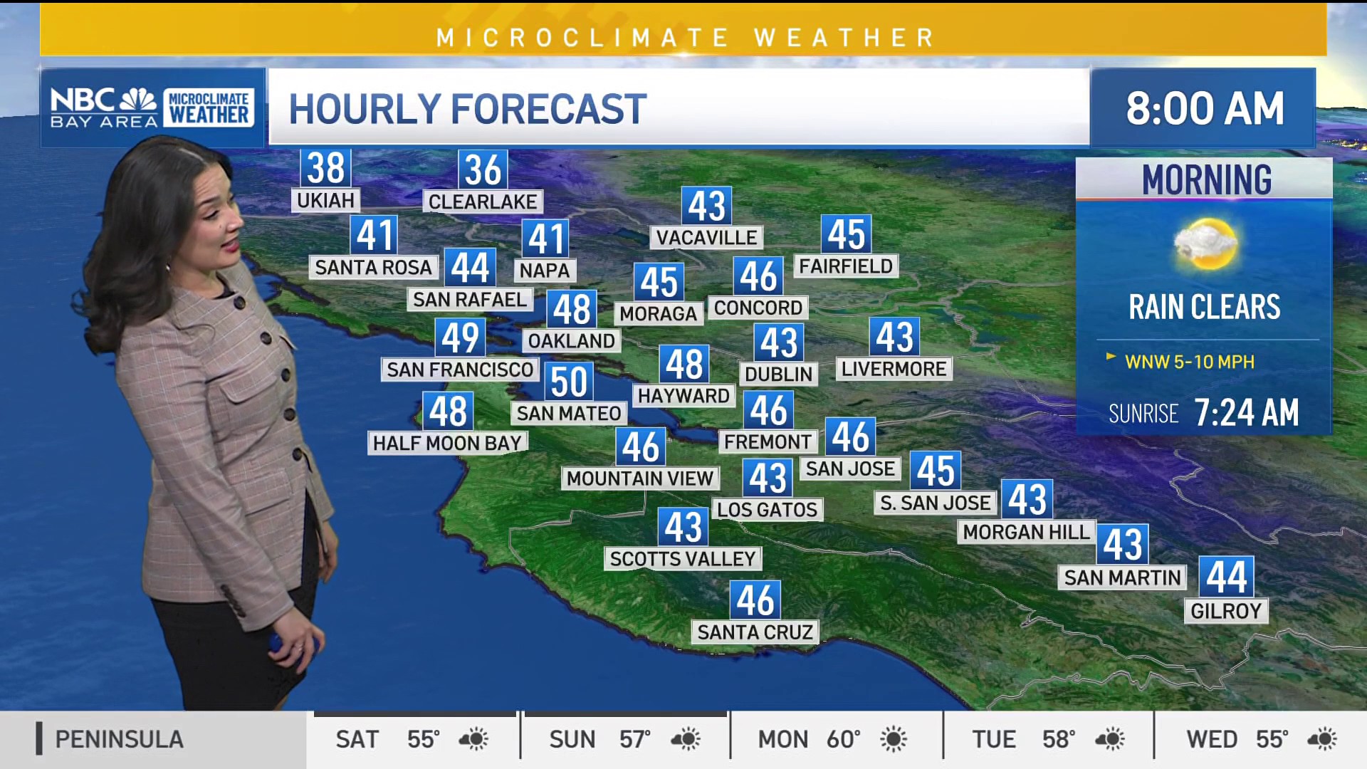 トップス SIESTA Bay Area Weather Report Sweat Bay Area Weather Forecast – NBC Bay Area