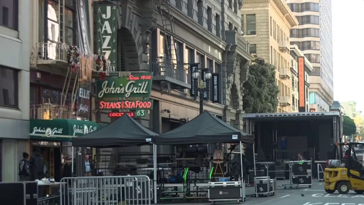 Public party on San Francisco’s Ellis Street hosts toy drive