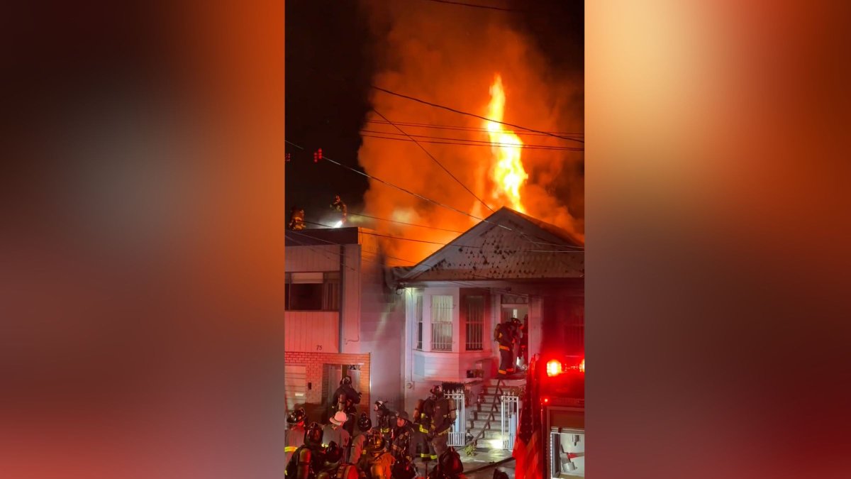 1 hurt, 7 displaced as fire heavily damages home in San Francisco