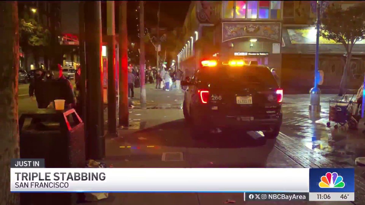 Person accused of stabbing 3 people in San Francisco – NBC Bay Area