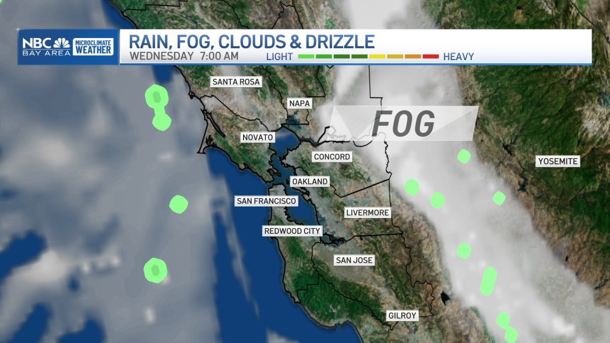 Jeff’s forecast: Early fog chance and latest reservoir levels – NBC Bay ...