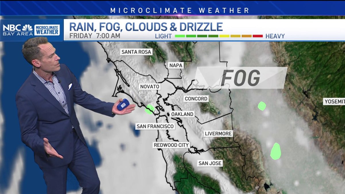 Forecast: Fog returns as temps drop – NBC Bay Area