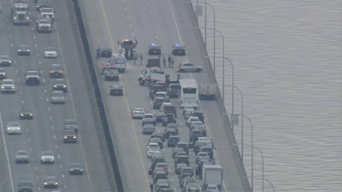 Distracted driving blamed in deadly crash on San Mateo Bridge