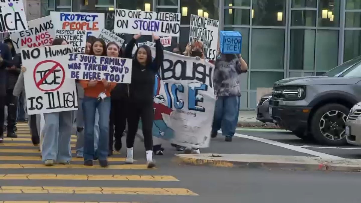 San Jose students walk out to protest Trump immigration policies
