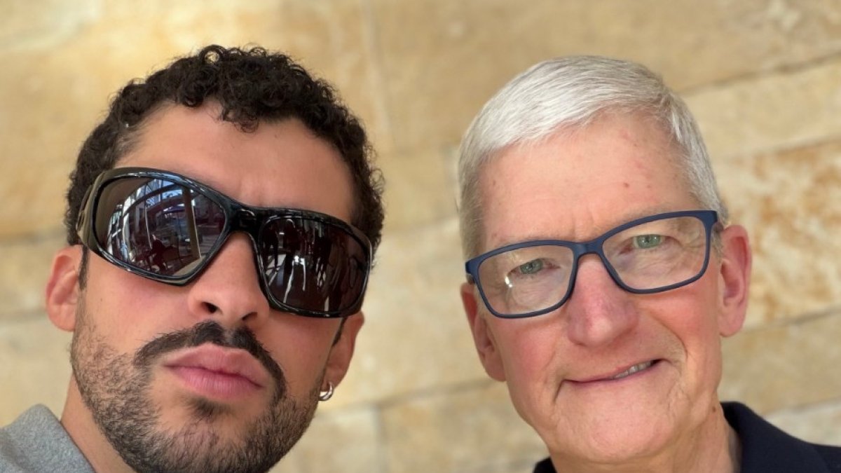 'Can't wait': Apple CEO Tim Cook posts selfie with Bad Bunny ahead of Super Bowl