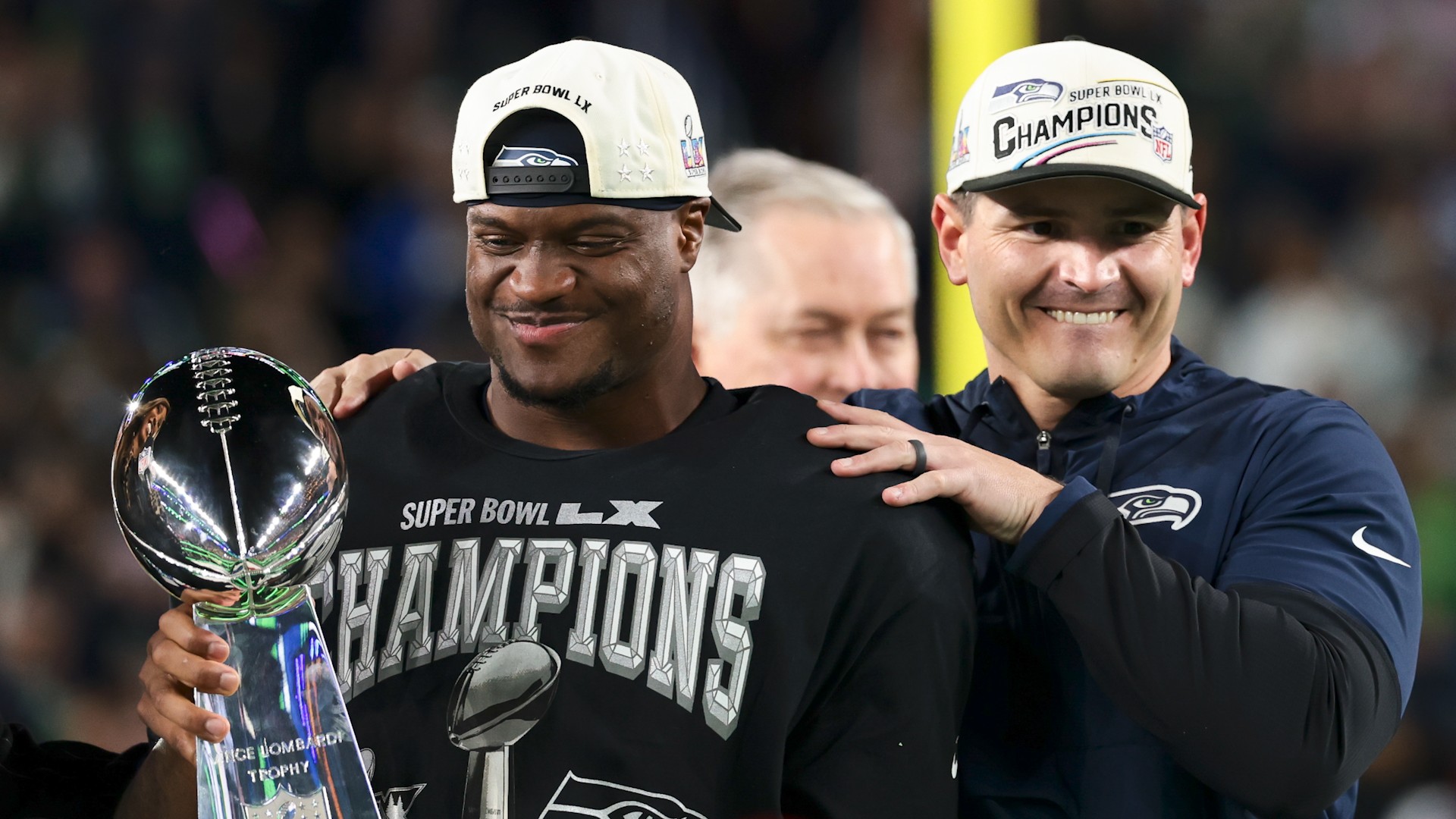 Watch highlights of Super Bowl 60 MVP Kenneth Walker III's post