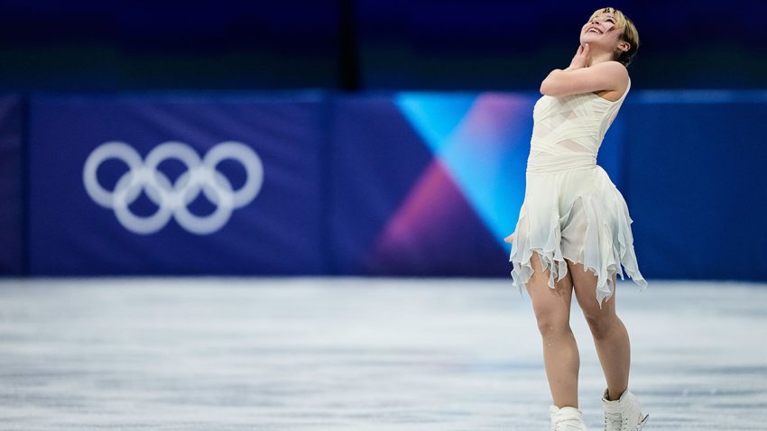 Alysa Liu of the United States competes during the women's short program figure skating at the 2026 Winter Olympics, in Milan, Italy, Feb. 17, 2026.