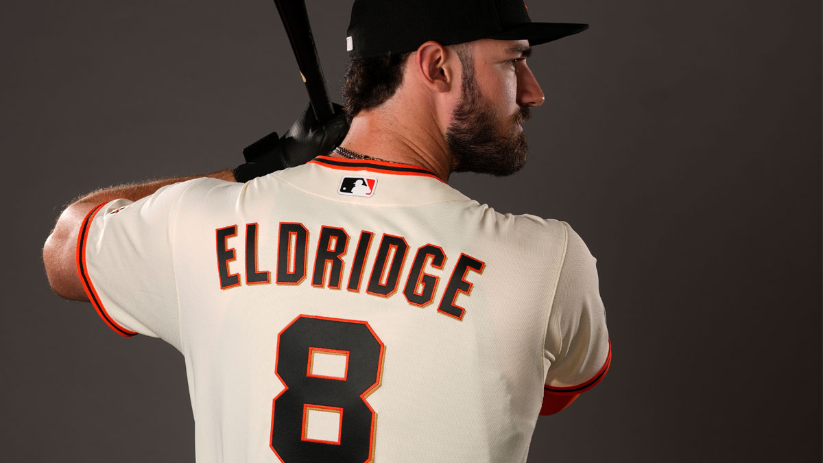 Giants' Bryce Eldridge reveals why he chose No. 8 as his new jersey number