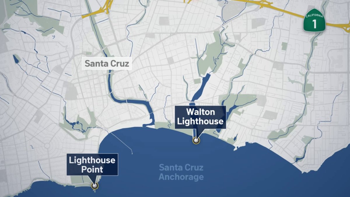 Coast Guard suspends search for 2 missing surfers near Santa Cruz lighthouse