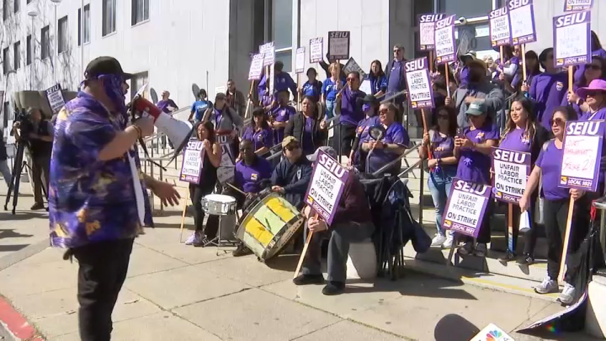 San Francisco court clerks strike for better staffing, training