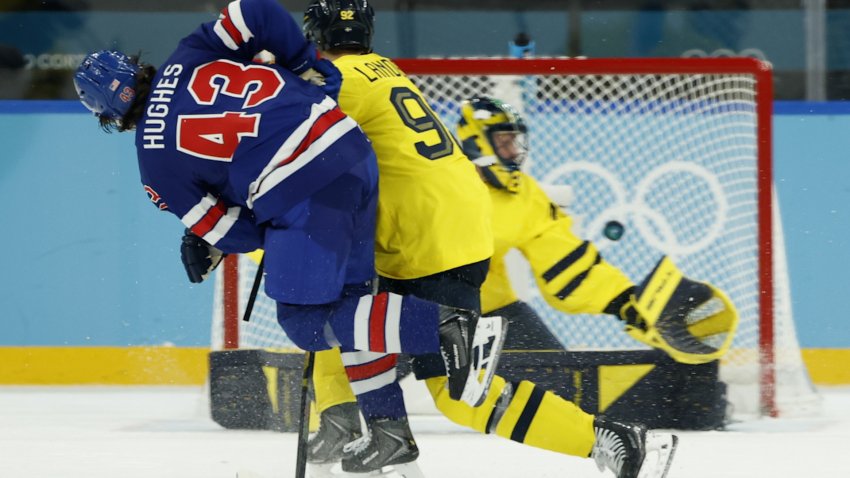 U.S. men's hockey win electric overtime quarterfinal against Sweden