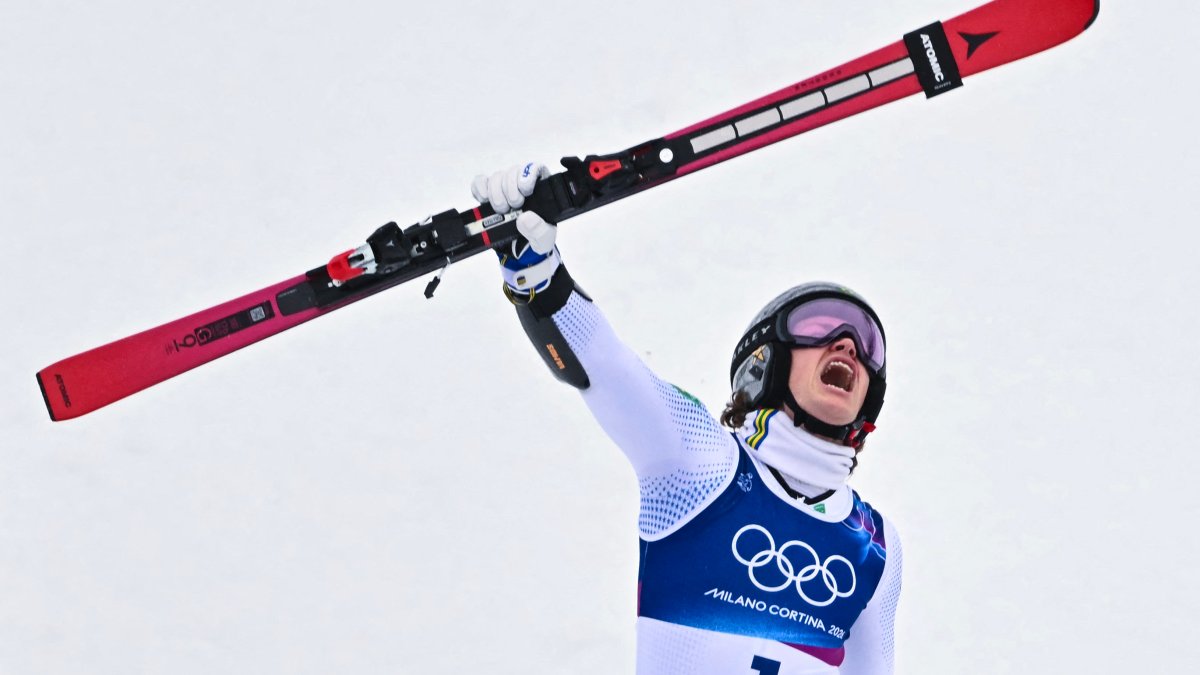 Lucas Pinheiro-Braathen delivers historic Alpine skiing giant slalom gold for Brazil