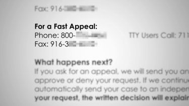 In its denial letter to Ken Jones, Blue Shield listed a phone number to lodge an appeal, but Jones' oncologist said after dialing in, no one on the other line was ever able to connect him with an appropriate person to complete the appeals process.