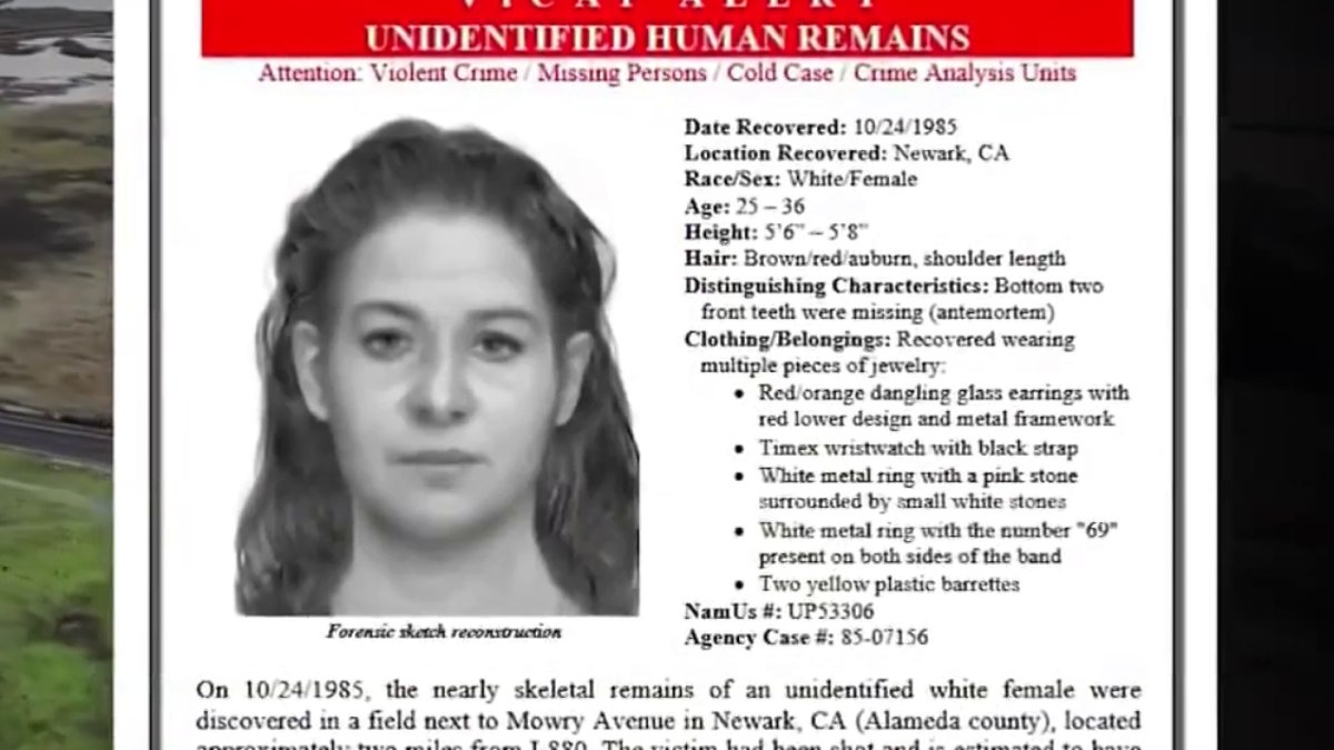 DNA Doe Project could help solve a cold case from Newark – NBC Bay Area