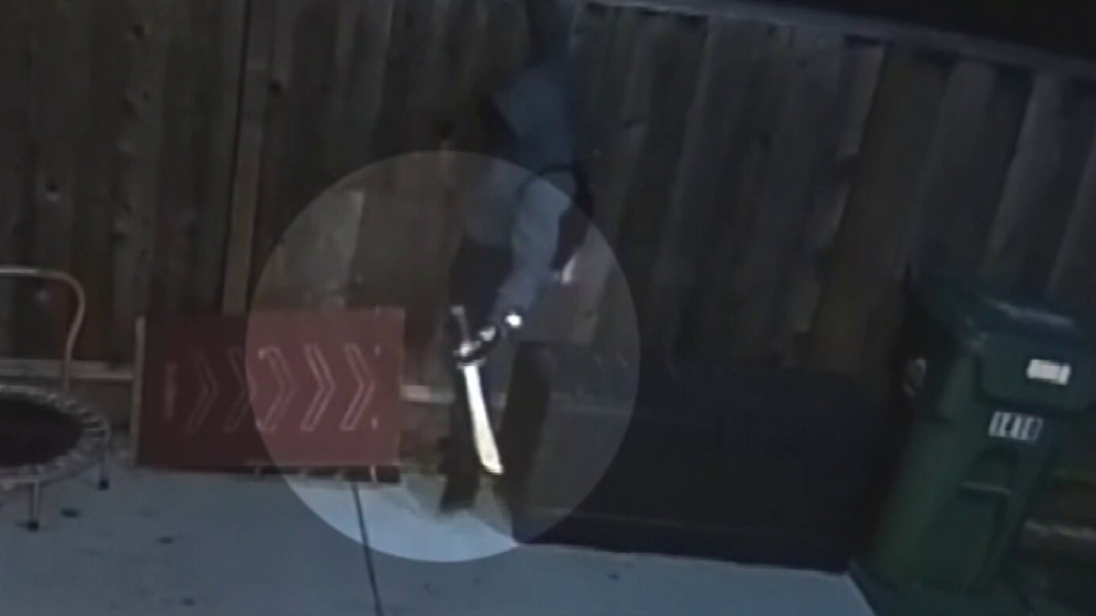 ‘It was pretty scary': Man carrying large machete spotted in San Jose driveway