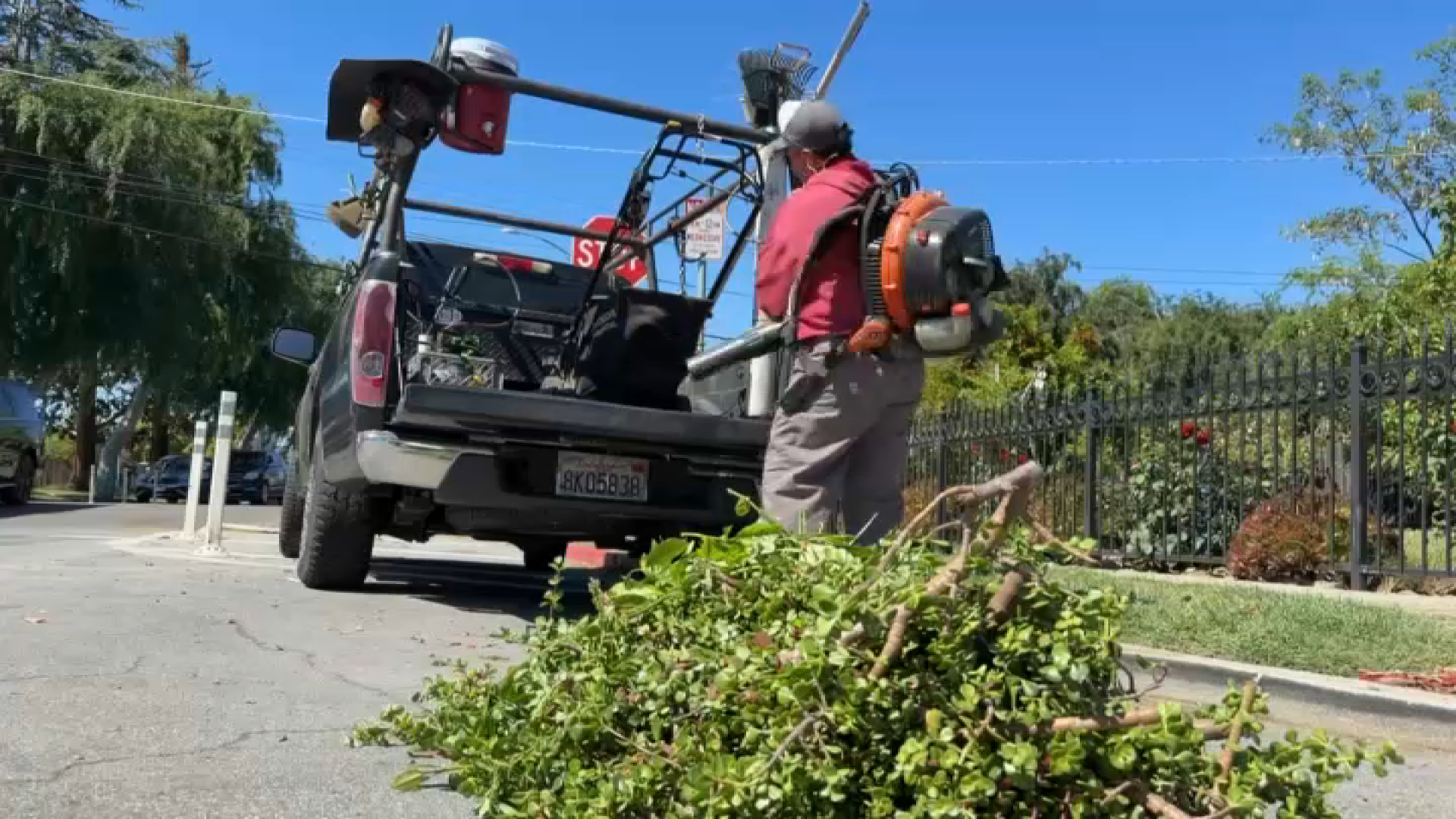 nbcbayarea.com - Damian Trujillo - Needing to fill vehicles and equipment, high gas prices hit landscapers especially hard