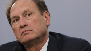 Supreme Court Associate Justice Samuel Alito testifies about the court's budget during a hearing of the House Appropriations Committee's Financial Services and General Government Subcommittee March 07, 2019, in Washington, D.C.