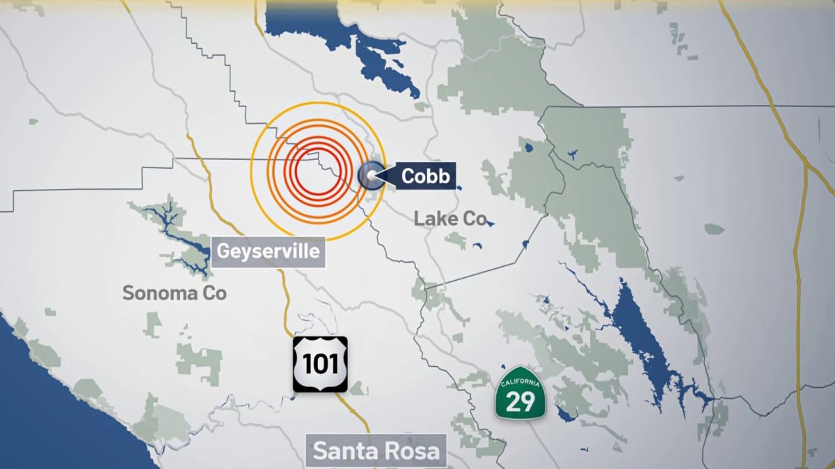 4.2 magnitude earthquake strikes near The Geysers in Sonoma County