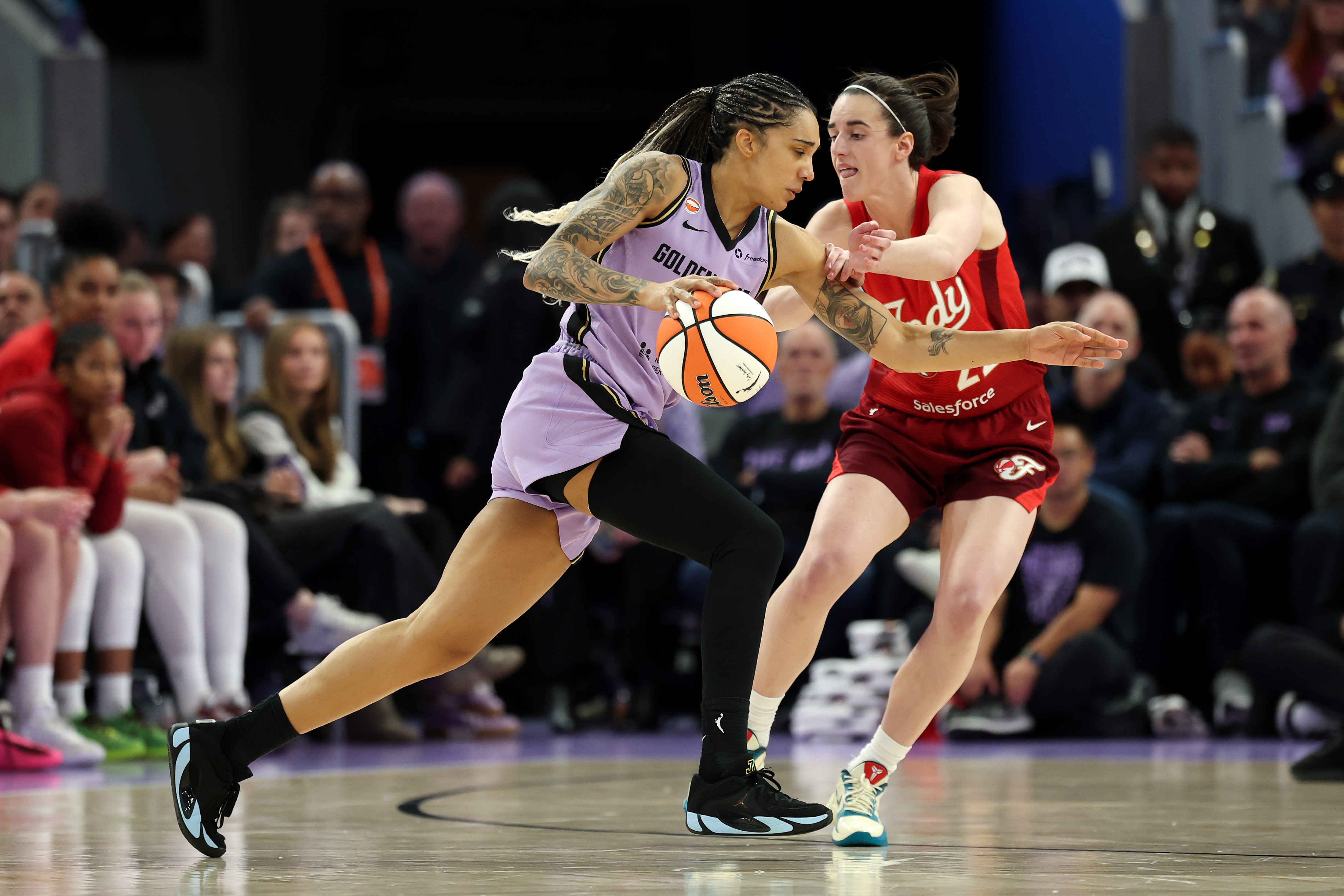 Valkyries clinch a win over Fever in yet another sold-out Chase Center game