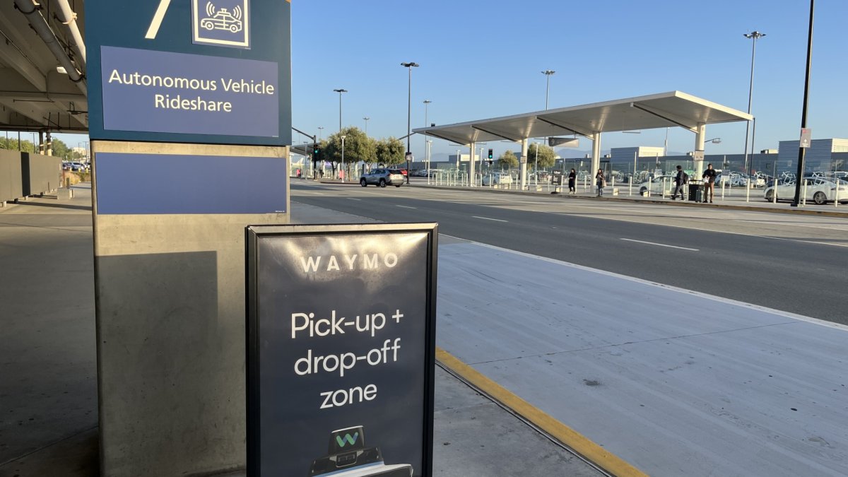 San Jose passenger claims a Waymo drove off with his luggage at the airport