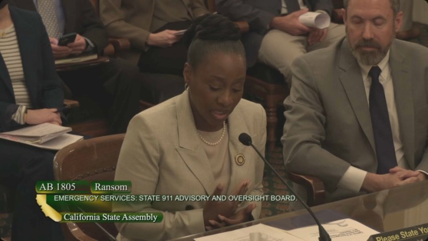 Asm. Rhodesia Ransom presenting AB 1805.