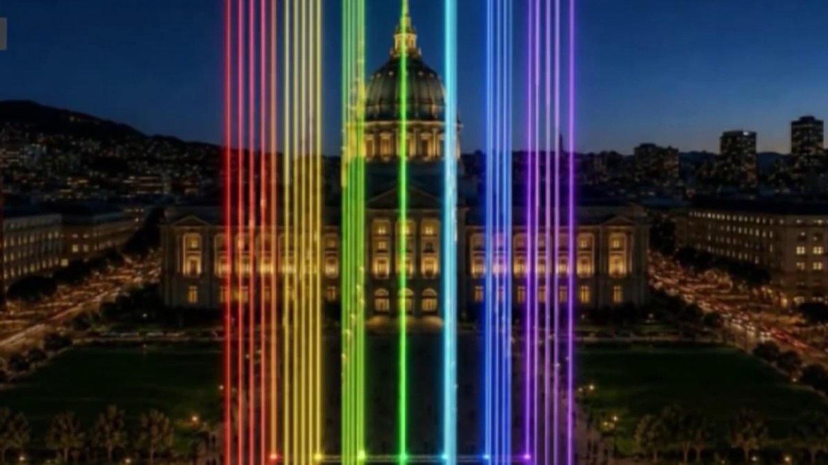 Lasers will light up the sky over San Francisco for Pride, World Cup, July 4