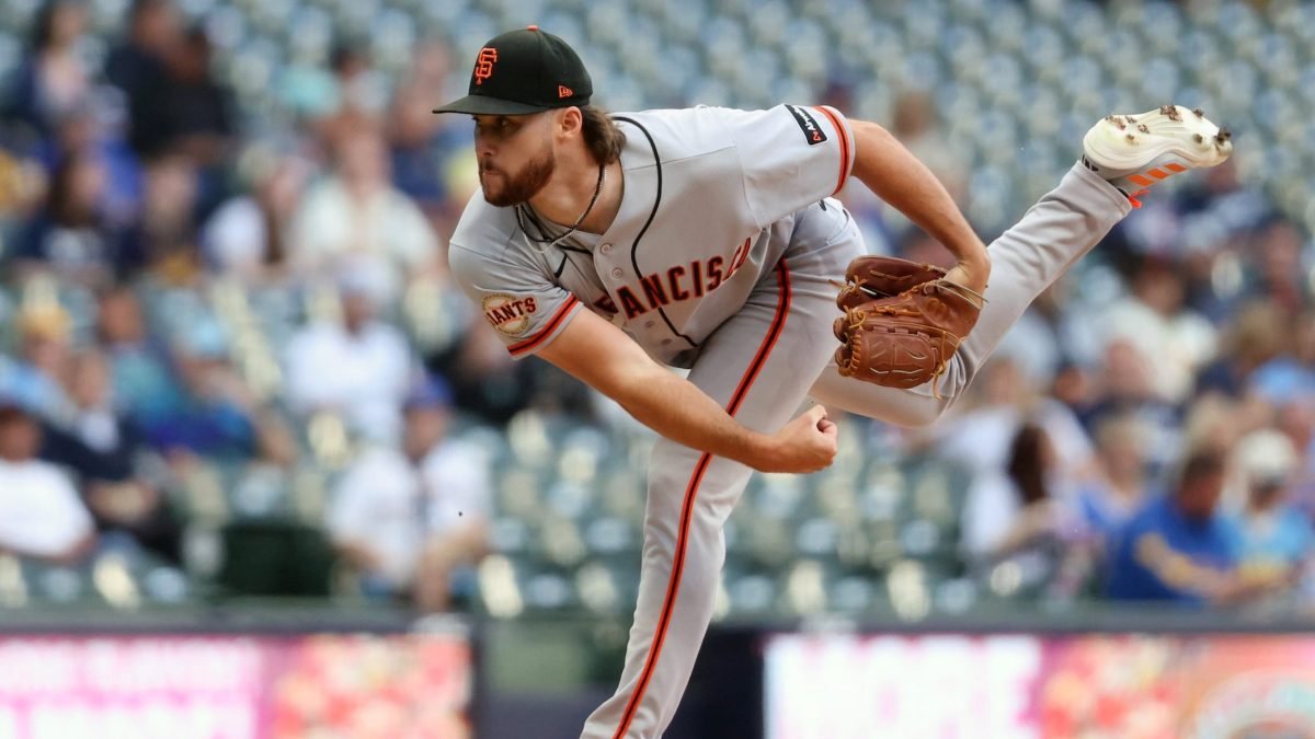 Landen Roupp struggles, Giants' offense flat after Matt Chapman's homer in blowout loss to Brewers
