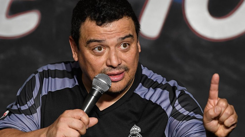 PASADENA, CA – DECEMBER 02: Comedian Carlos Mencia performs during his appearance at The Ice House Comedy Club on D...