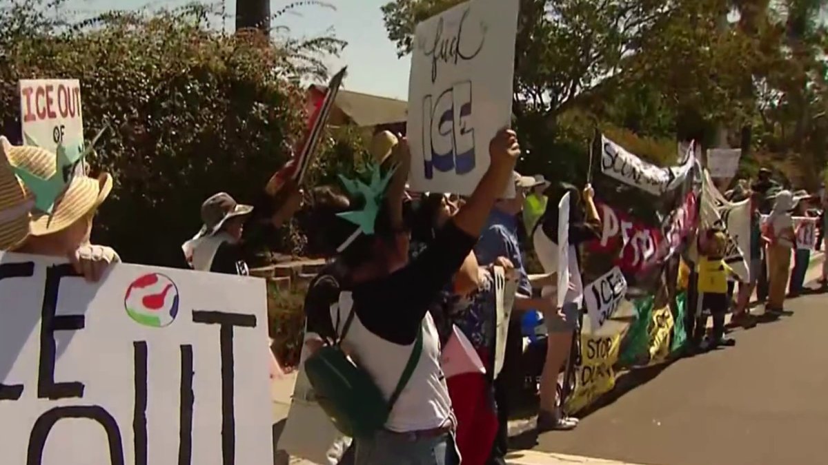 Protesters in Santa Clara rally against proposed ICE facility near Gilroy