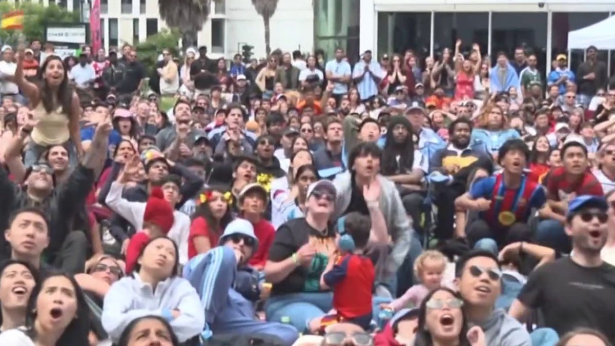 Fans gather in San Francisco to watch Spain-Argentina World Cup final