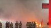 Crews extinguish large fire at San Jose recycling center