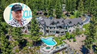 Mike Love, inset, lists palatial Nevada estate in Lake Tahoe for $43 million. The nearly 20,000-square-foot home in Incline Village is represented by Jeannette Harpole of Habitat Nevada.